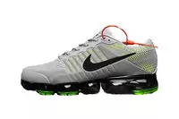 nike air vapormax flyknit fashion sneakers light gray green